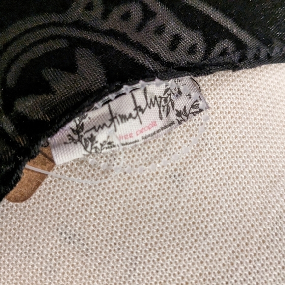 Free People Intimately Black Midi Cocktail Dress - Picture 2 of 5